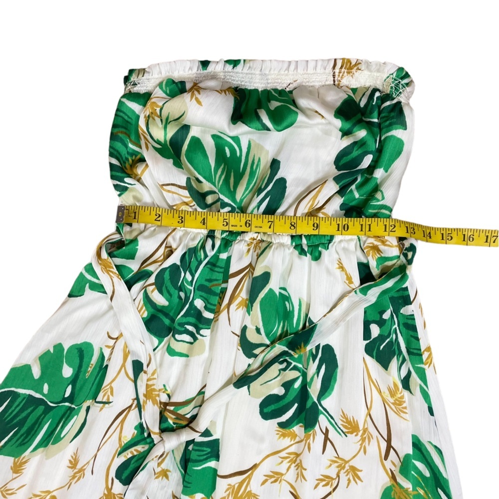 The Webster at Target Green and White Palm Print Maxi Dress - Picture 7 of 10